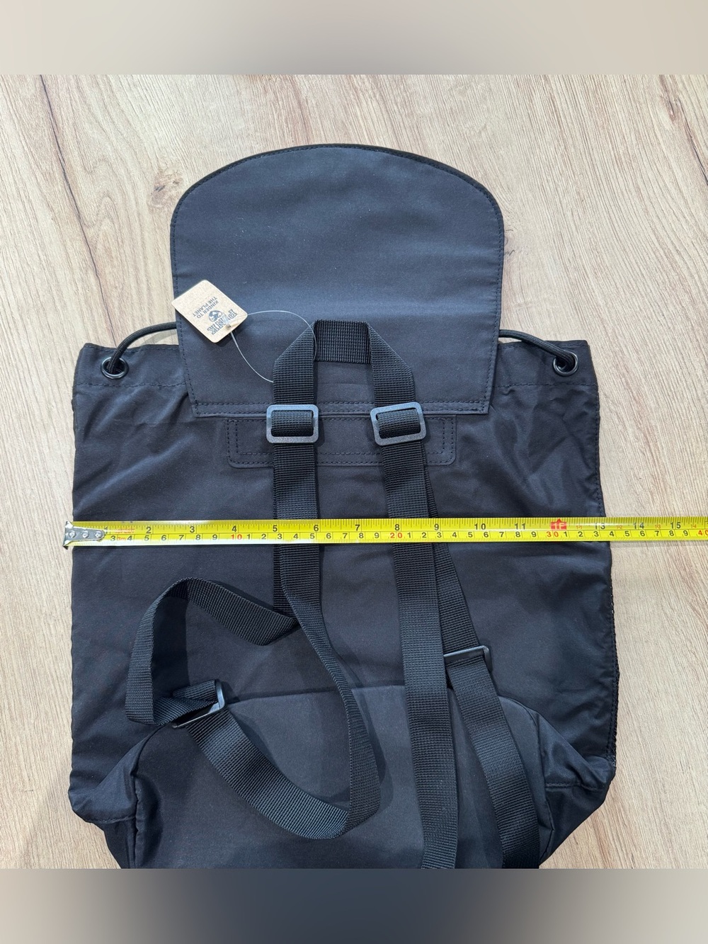 PINK Victoria's Secret Black Backpack with Strap Details - Picture 7 of 11